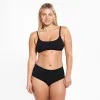 High-Rise Cheeky - Seamless Ultrasmooth 2.0 - Black sold by Peach Underwear