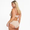 High-Rise Cheeky - Seamless Ultrasmooth 2.0 - Latte sold by Peach Underwear