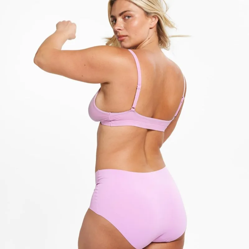 High-Rise Full Brief - Seamless Ultrasmooth 2.0 - Candy sold by Peach Underwear