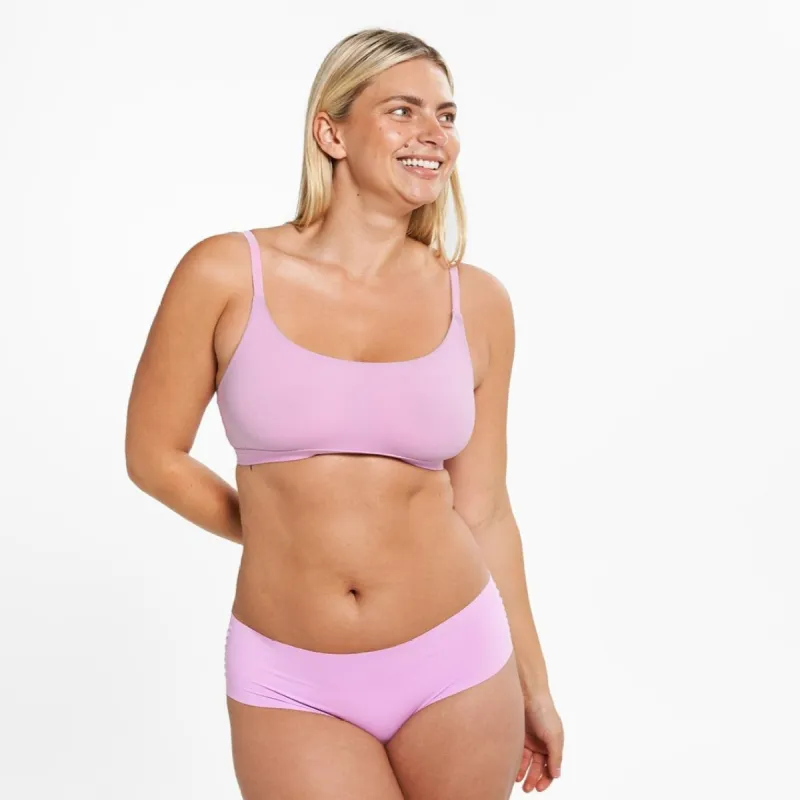 Mid-Rise Bikini Brief - Seamless Ultrasmooth 2.0 - Candy sold by Peach Underwear
