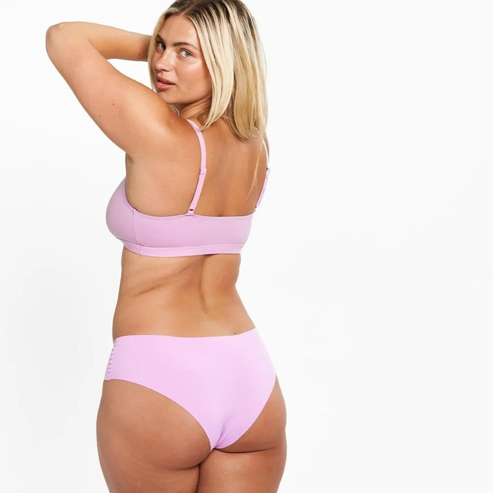 Mid-Rise Cheeky - Seamless Ultrasmooth 2.0 - Candy sold by Peach Underwear