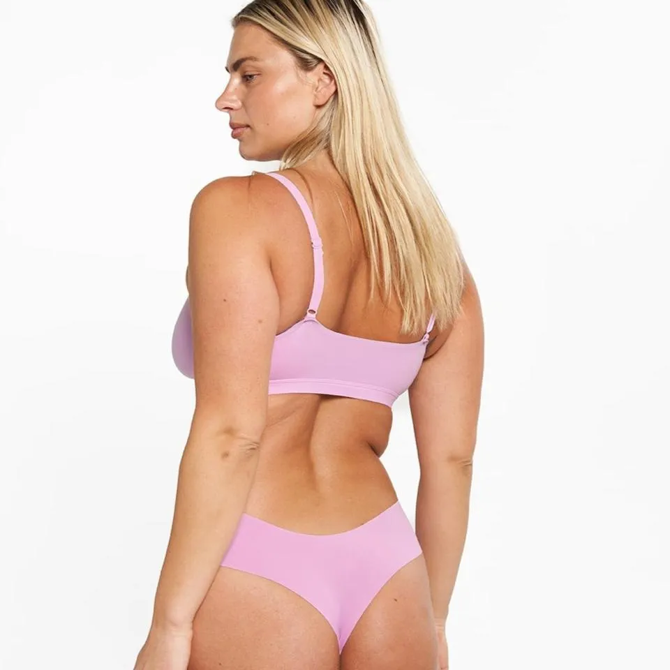 Mid-Rise Thong - Seamless Ultrasmooth 2.0 - Candy sold by Peach Underwear product image thumbnail 2