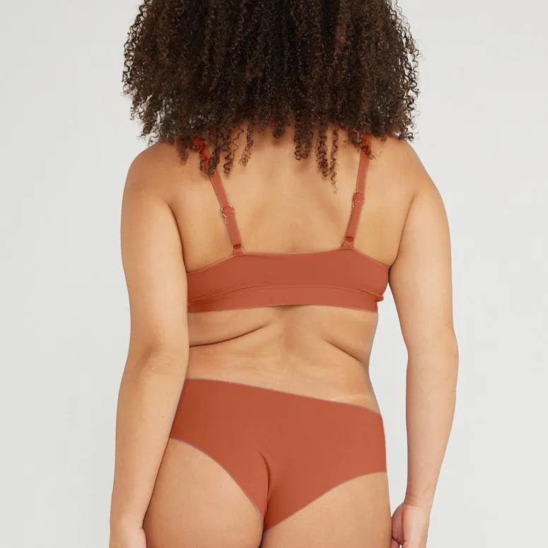 Original-Rise Cheeky - Seamless Cotton - Spice sold by Peach Underwear product image thumbnail 2