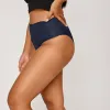 High-Rise Bikini Brief - Seamless Ultrasmooth - Ink sold by Peach Underwear