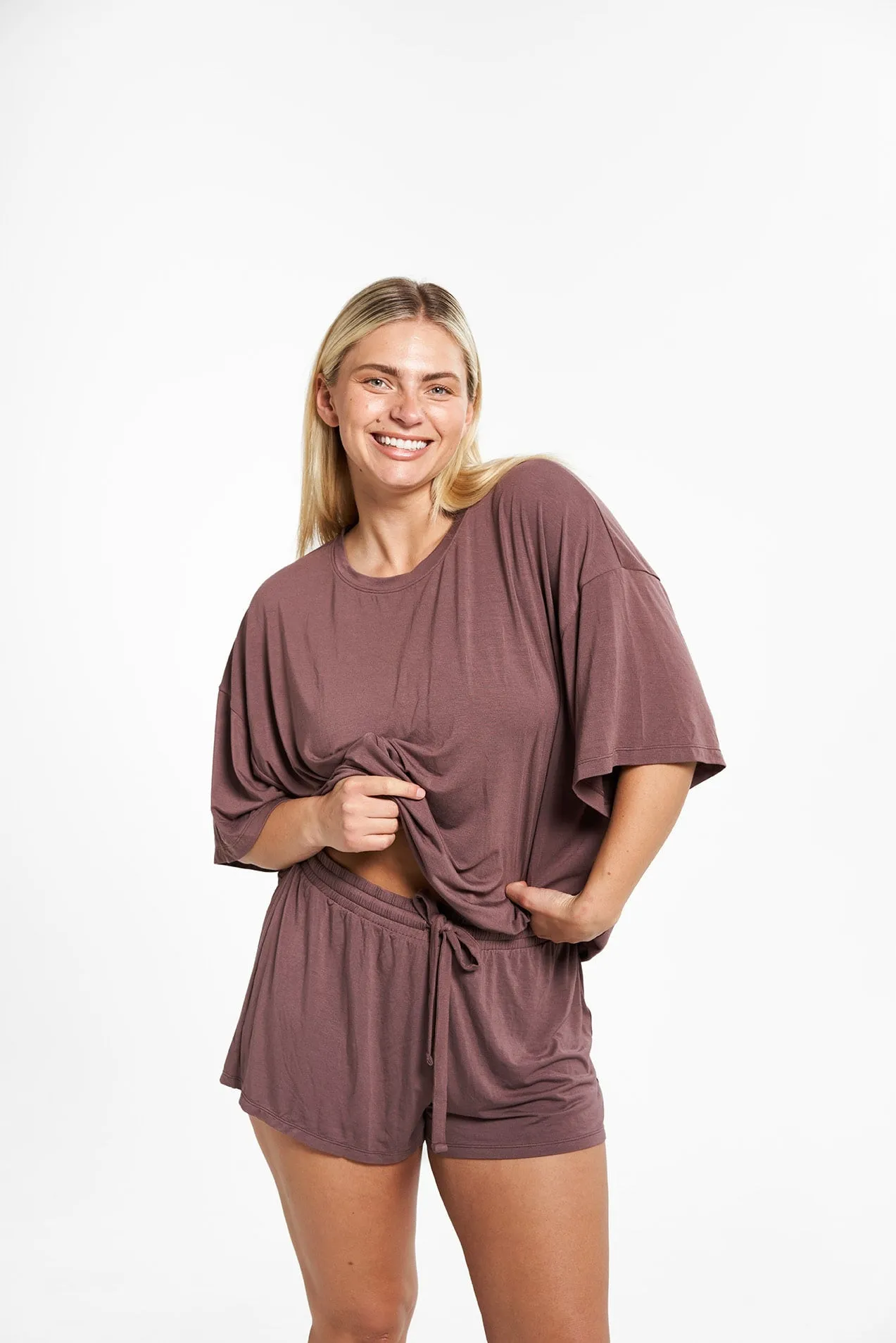 Sleep Short - Peppercorn sold by Peach Underwear product image thumbnail 5