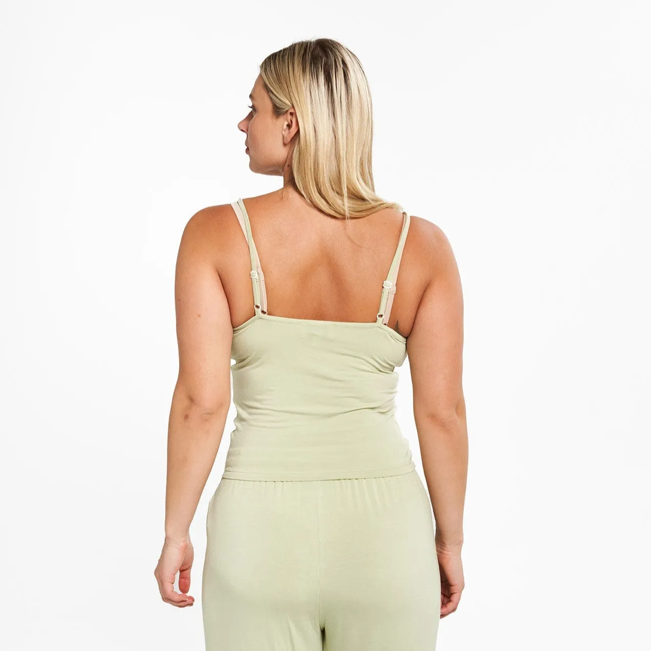 Sleep Cami - Aloe sold by Peach Underwear product image thumbnail 4