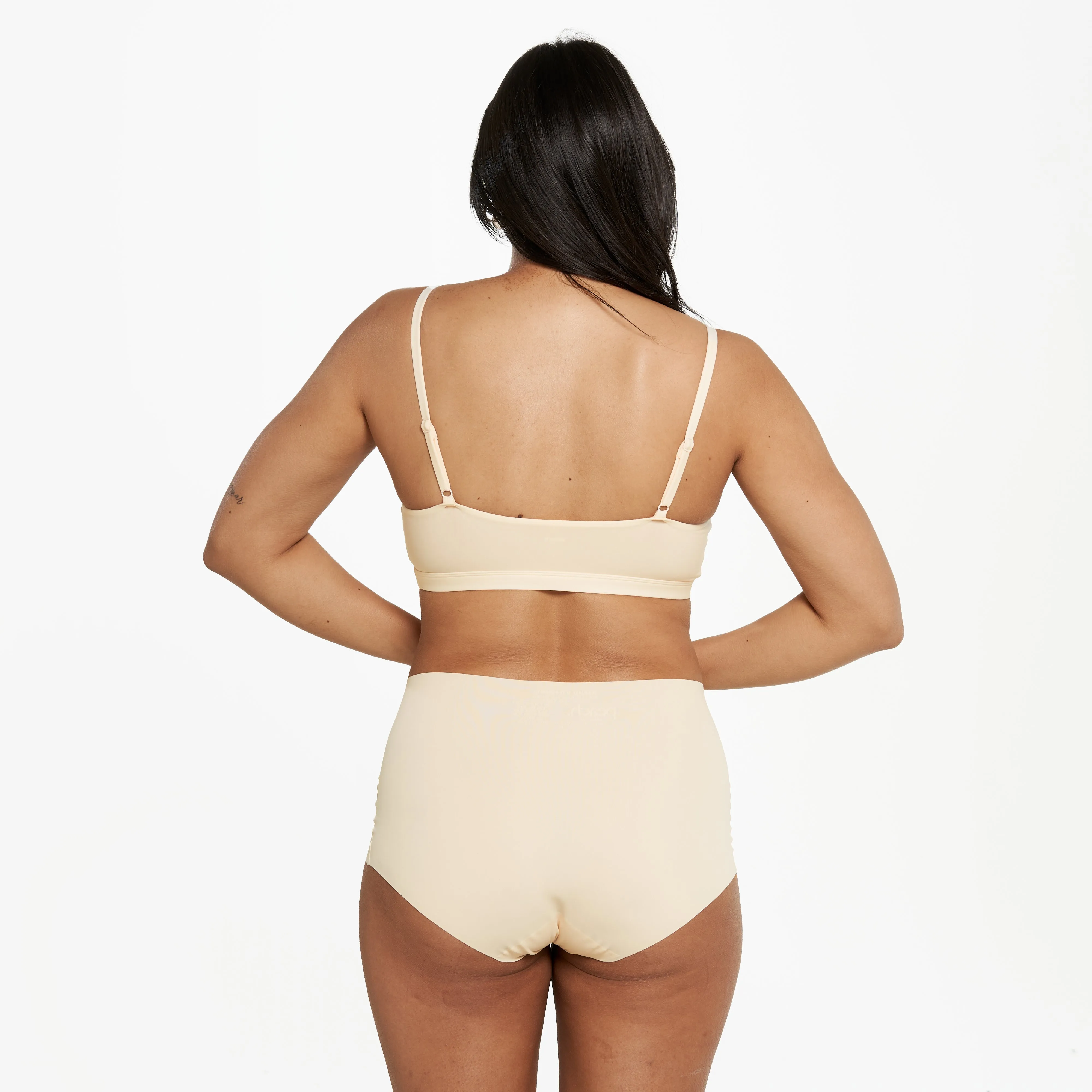 High-Rise Full Brief - Seamless Ultrasmooth 2.0 - Vanilla sold by Peach Underwear product image thumbnail 2