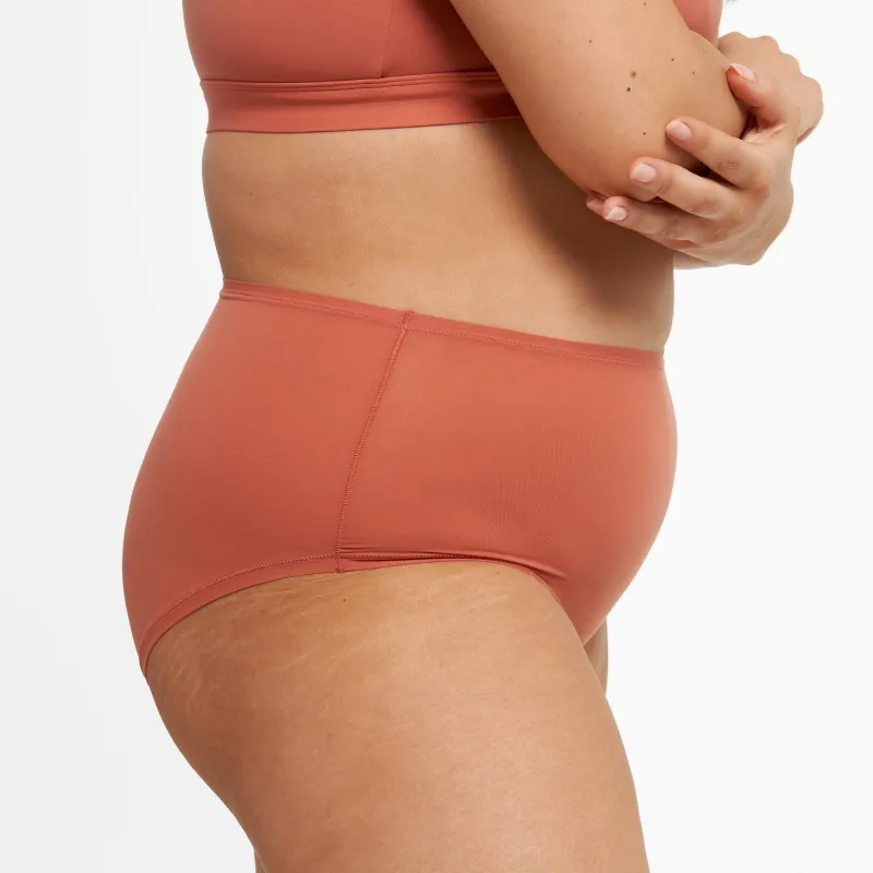 High-Rise Bikini - Super Stretch 2.0 - Spice sold by Peach Underwear