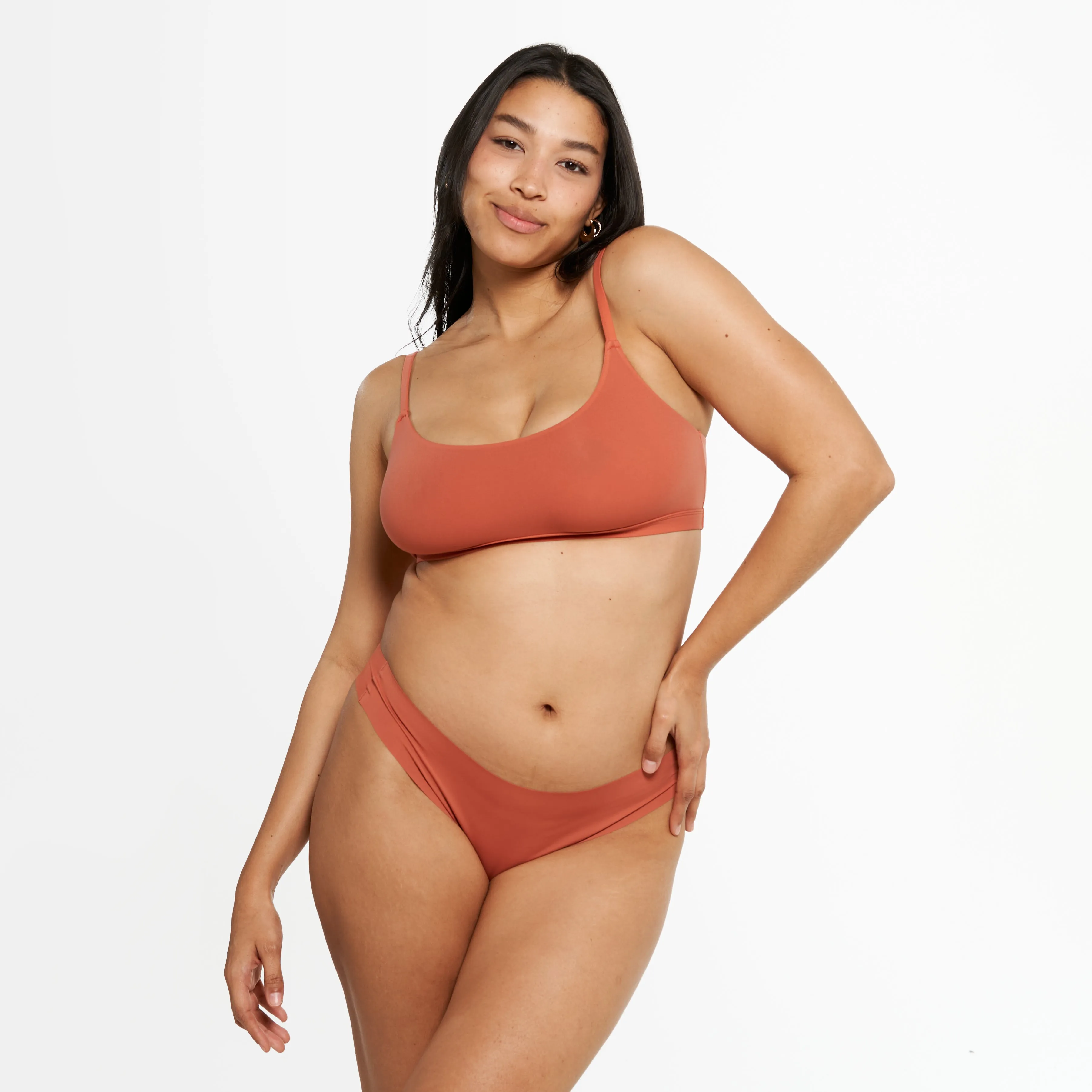 Original-Rise Thong - Seamless Ultrasmooth 2.0 - Spice sold by Peach Underwear product image thumbnail 2