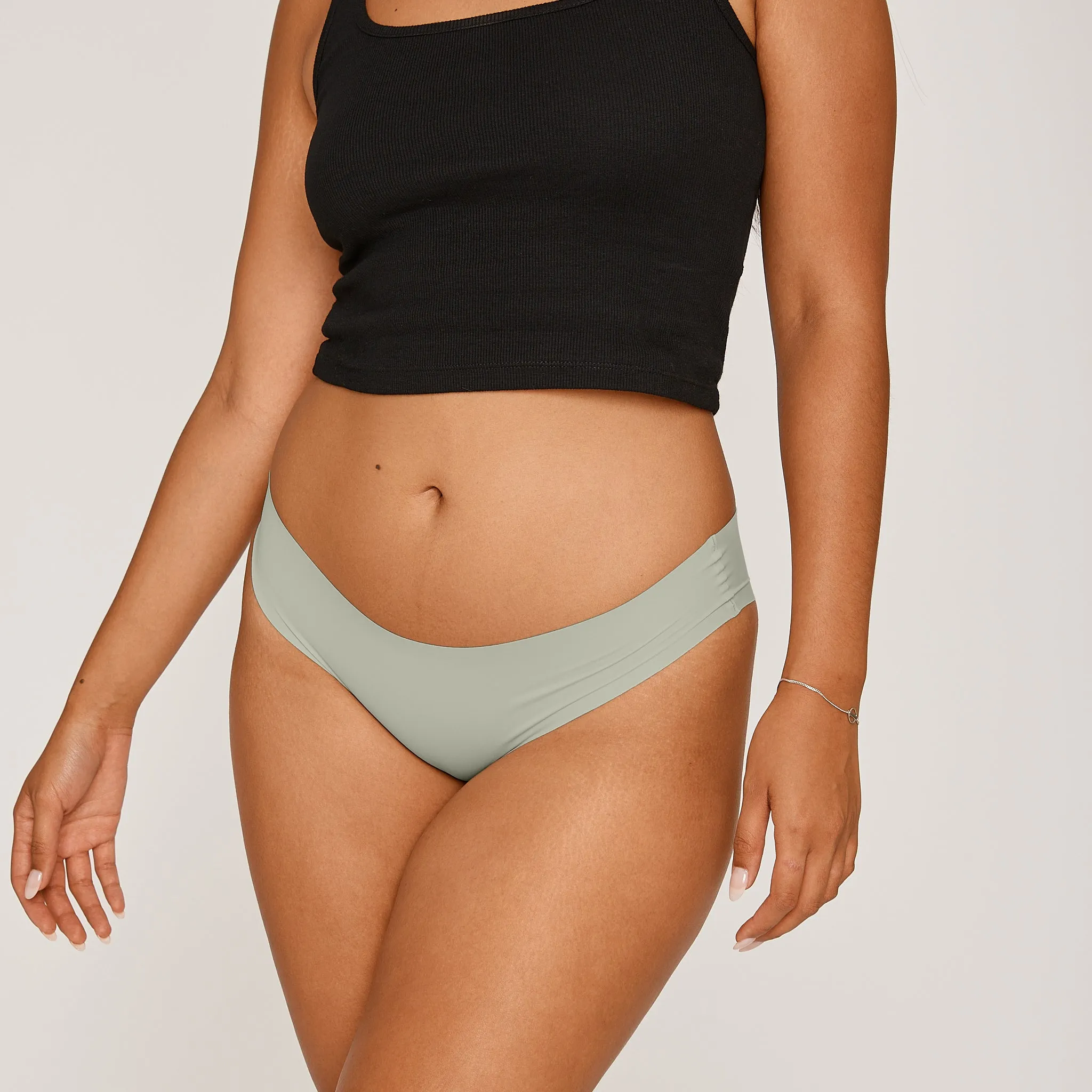 Original-Rise Cheeky - Seamless Ultrasmooth - Moss sold by Peach Underwear product image thumbnail 4
