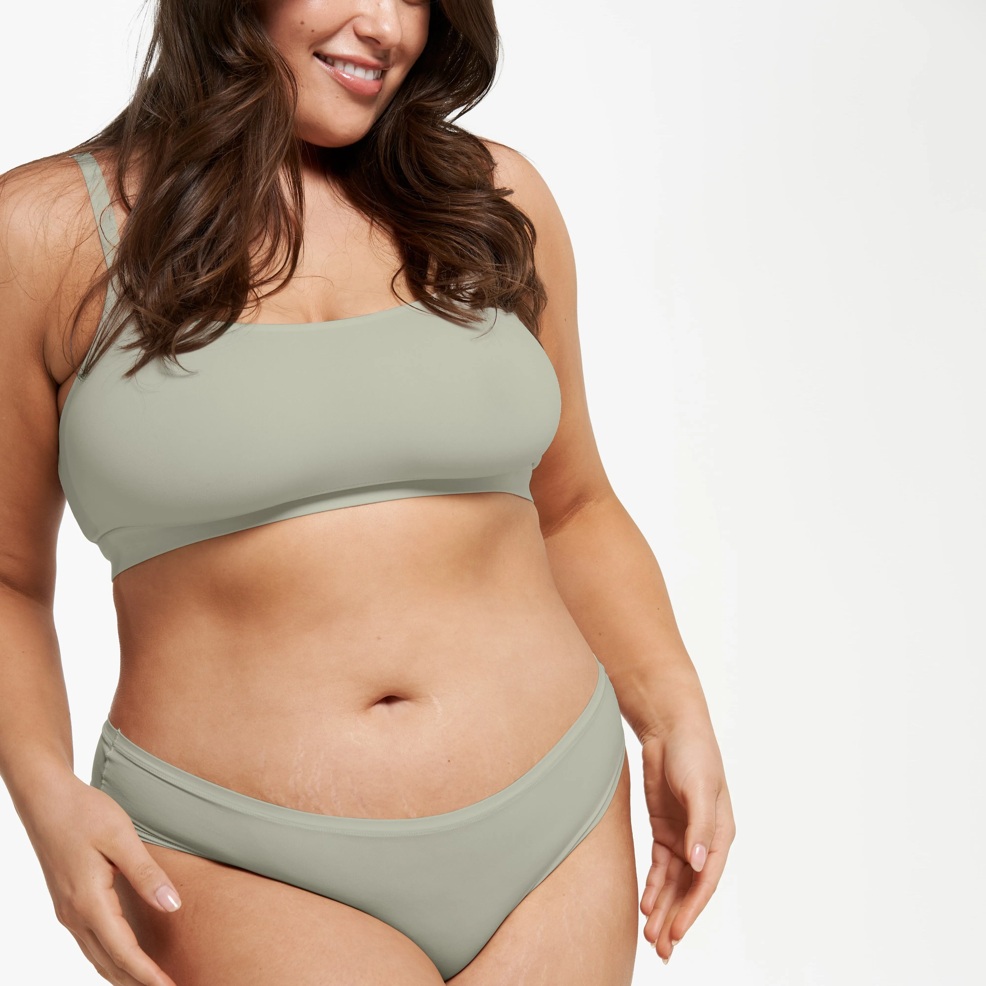Original-Rise Thong - Super Stretch 2.0 - Moss sold by Peach Underwear product image thumbnail 4