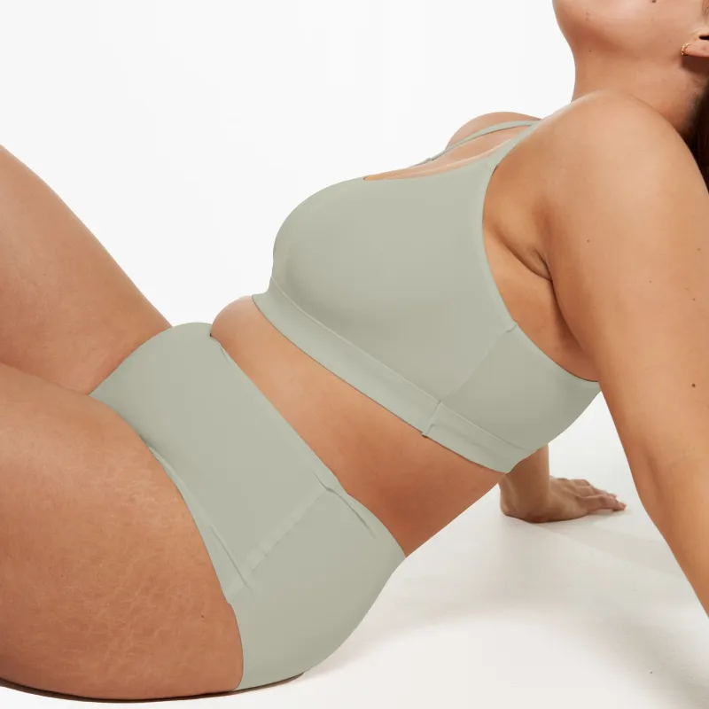 Scoop Bralette - Super Stretch - Moss sold by Peach Underwear