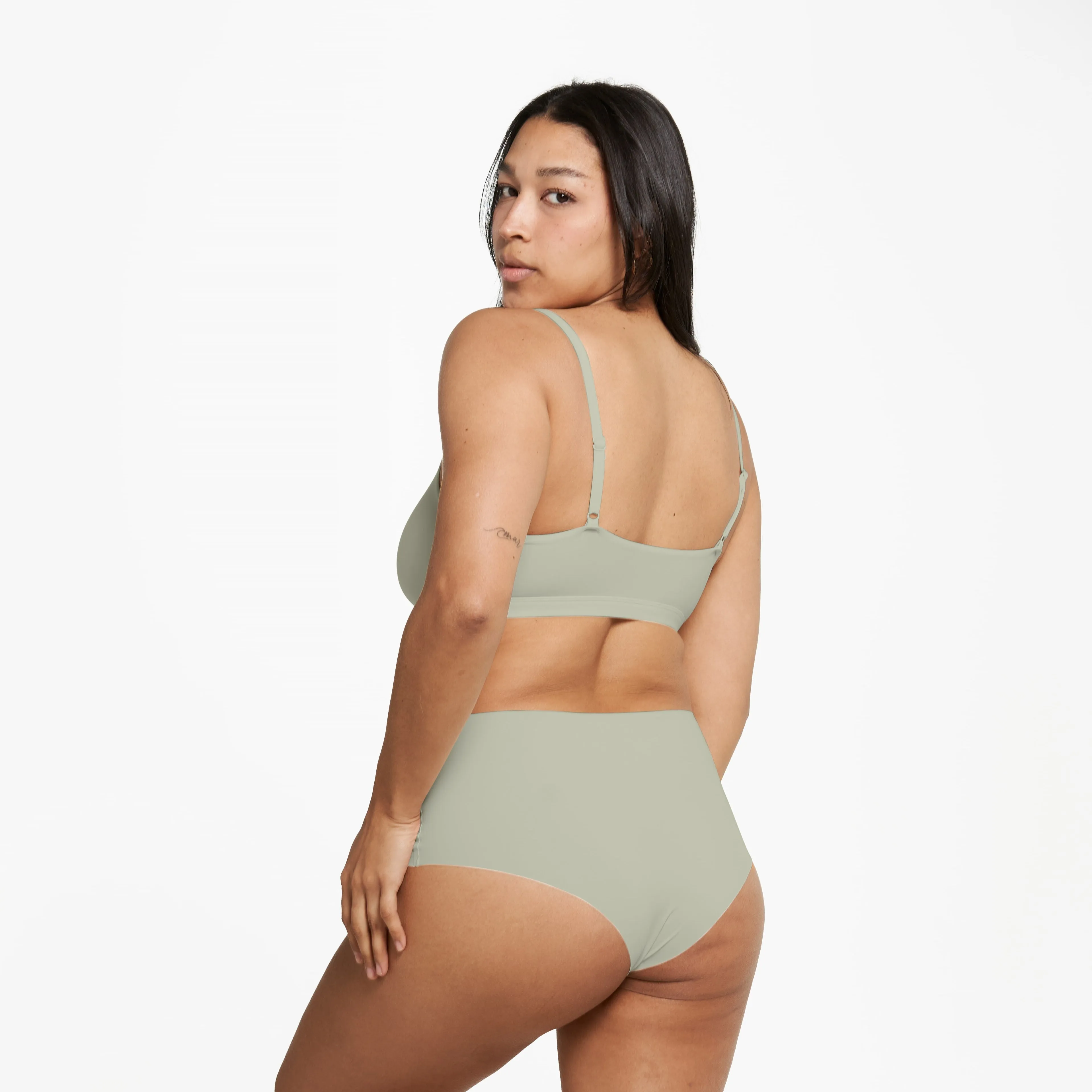 High-Rise Cheeky - Seamless Ultrasmooth 2.0 - Moss sold by Peach Underwear product image thumbnail 3