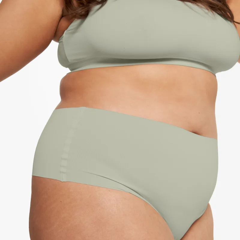 High-Rise Thong - Seamless Ultrasmooth 2.0 - Moss sold by Peach Underwear