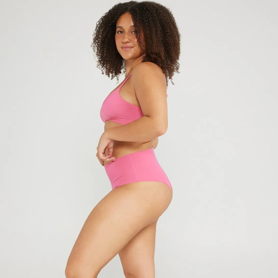 Mid-Rise Cheeky - Seamless Cotton - Confetti sold by Peach Underwear