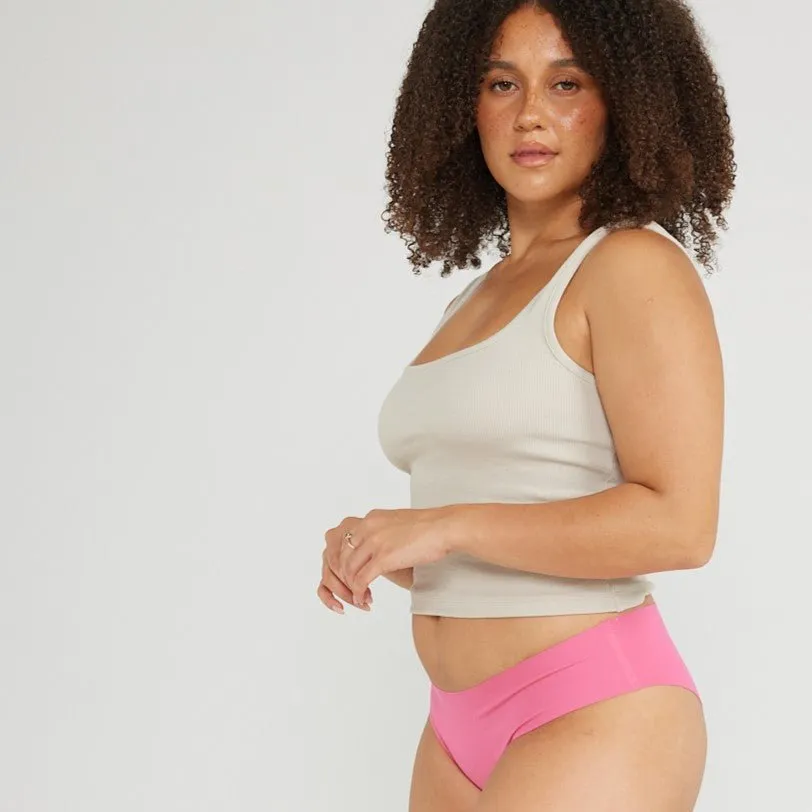 Original-Rise Cheeky - Seamless Cotton - Confetti sold by Peach Underwear