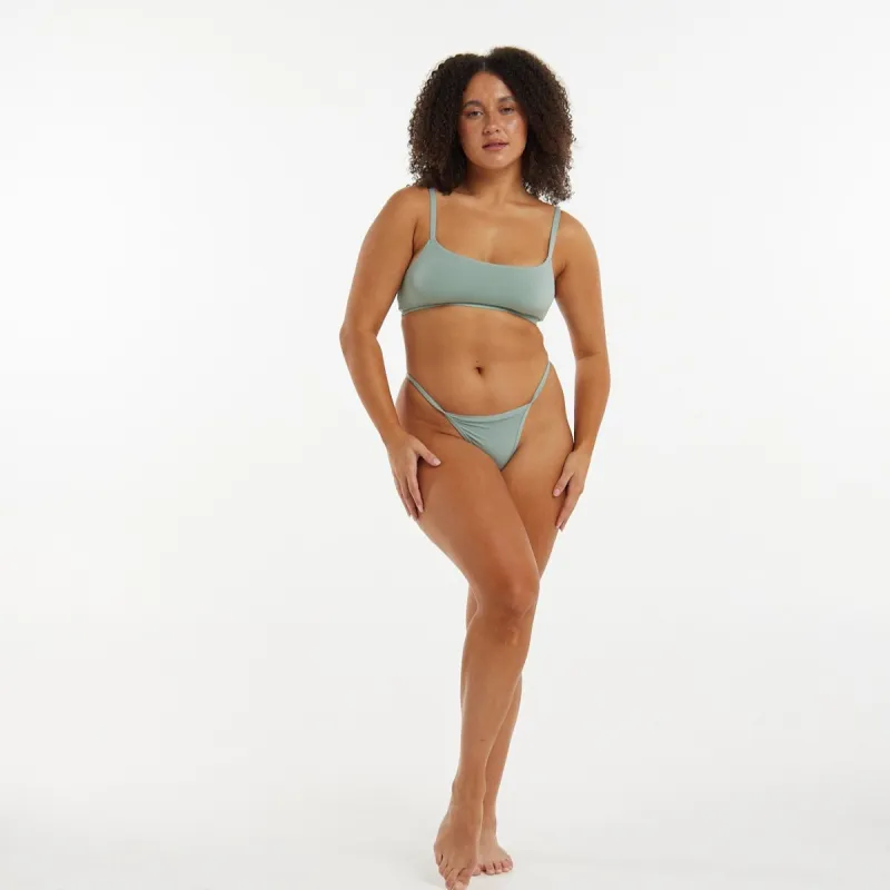 T-String - Super Stretch - Olive sold by Peach Underwear