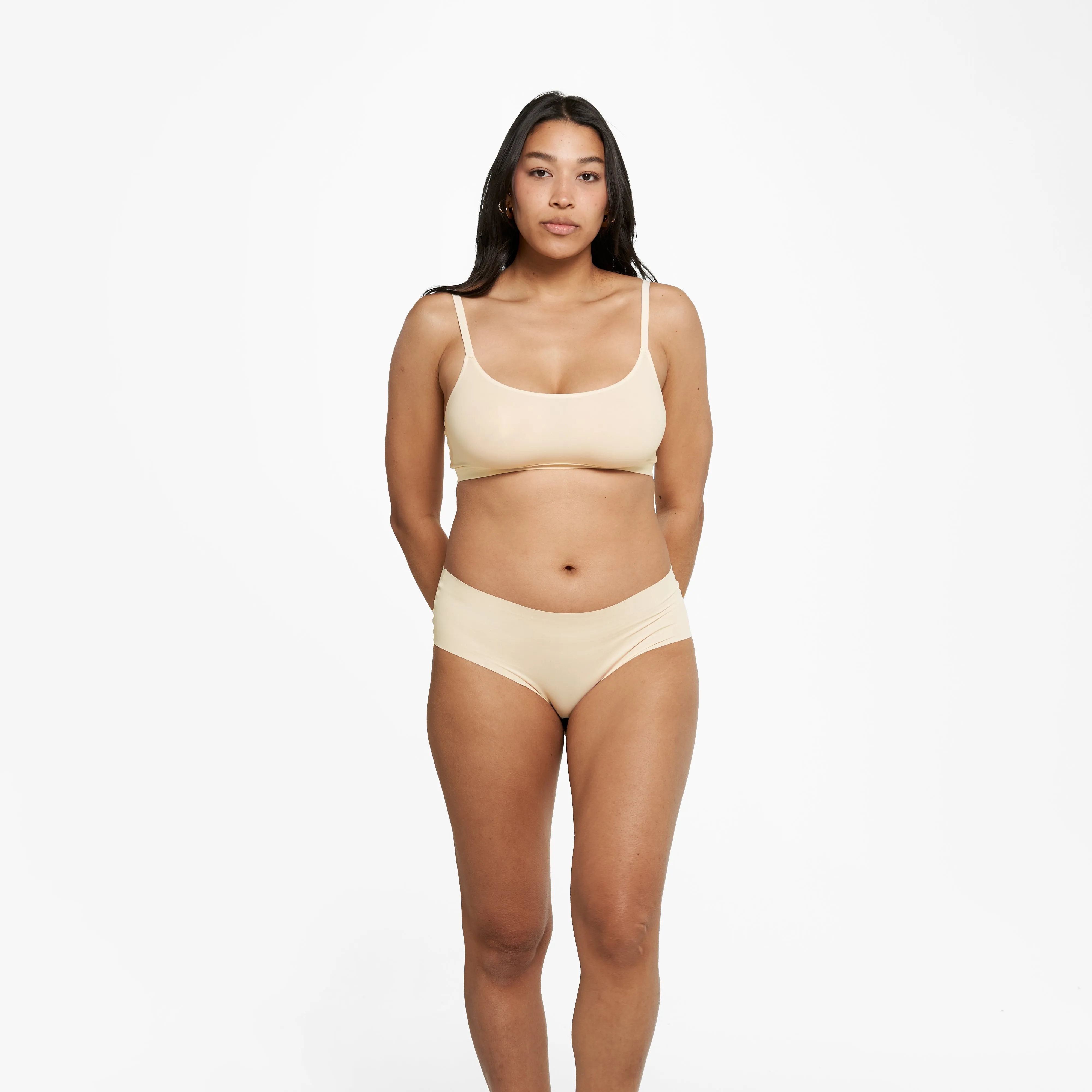 Mid-Rise Cheeky - Seamless Ultrasmooth - Vanilla sold by Peach Underwear product image thumbnail 2