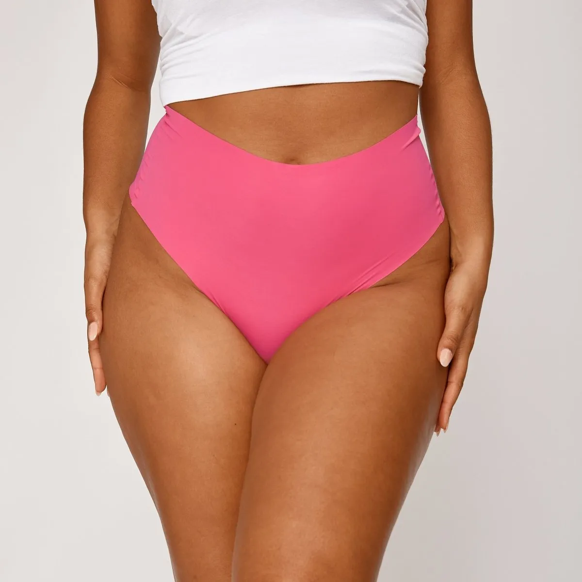 High-Rise Thong - Seamless Ultrasmooth - Confetti sold by Peach Underwear