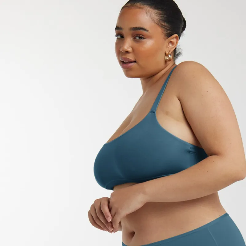Scoop Bralette - Super Stretch - Neptune sold by Peach Underwear