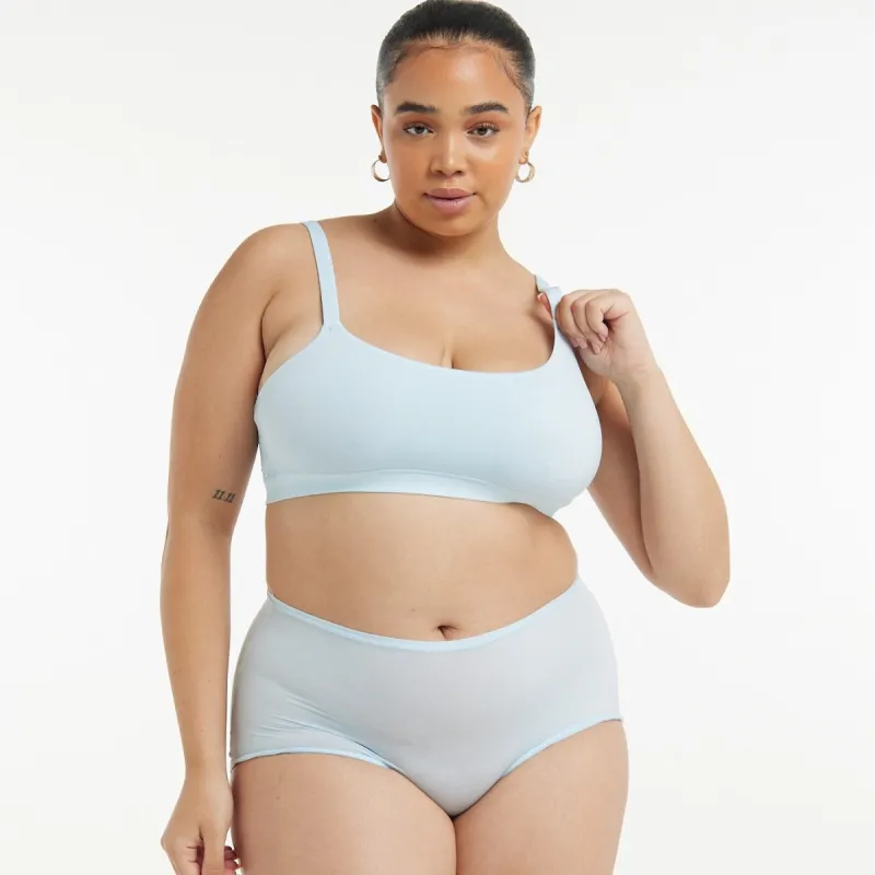 Original-Rise Boyleg - Super Stretch - Sky Blue sold by Peach Underwear