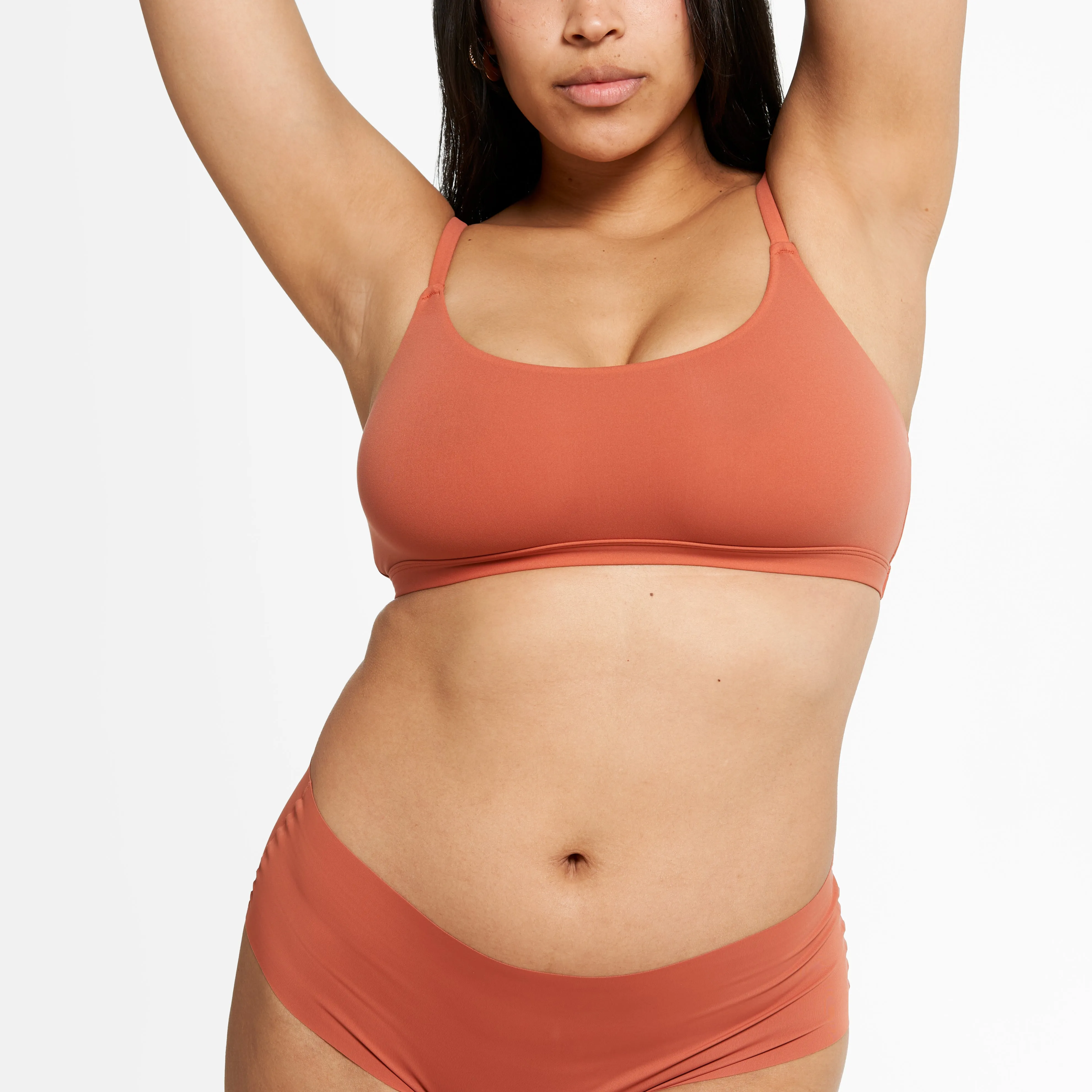 Mid-Rise Bikini Brief - Seamless Ultrasmooth - Spice sold by Peach Underwear product image thumbnail 2