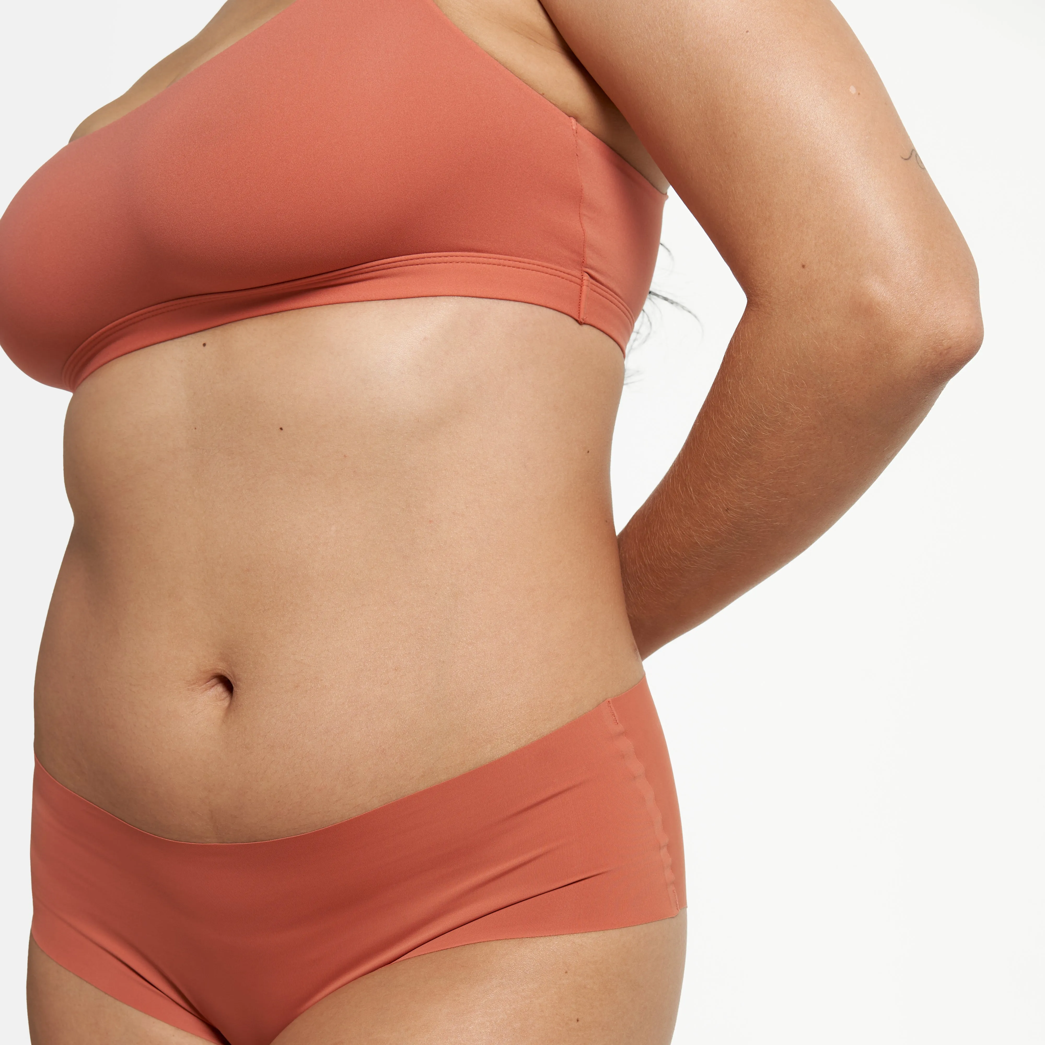 Mid-Rise Bikini Brief - Seamless Ultrasmooth - Spice sold by Peach Underwear product image thumbnail 3