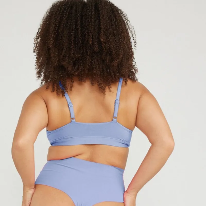 High-Rise Thong - Seamless Cotton - Frost sold by Peach Underwear