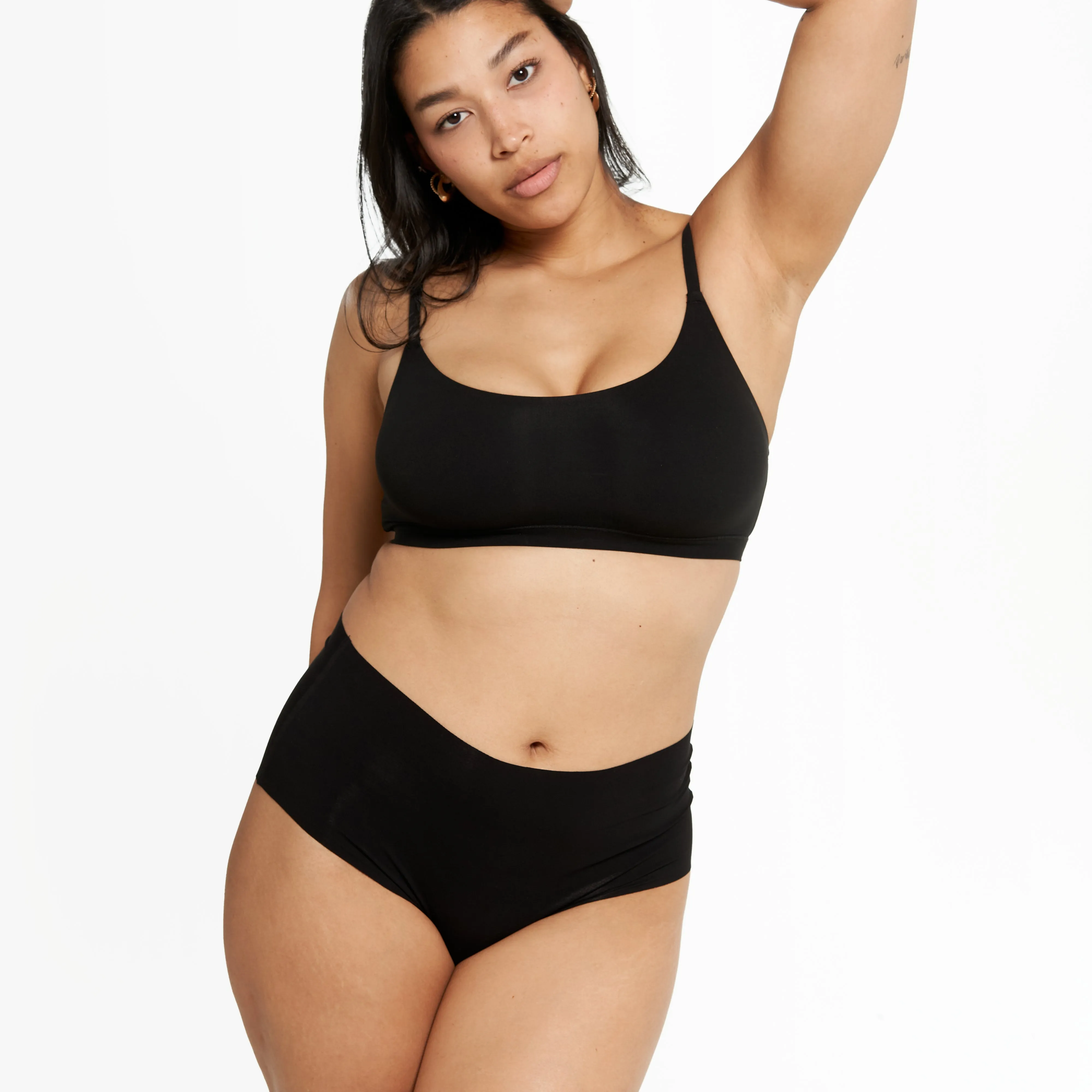 High-Rise Bikini - Seamless Eco - Black sold by Peach Underwear product image thumbnail 5