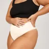 Mid-Rise Thong - Seamless Ultrasmooth - Vanilla sold by Peach Underwear