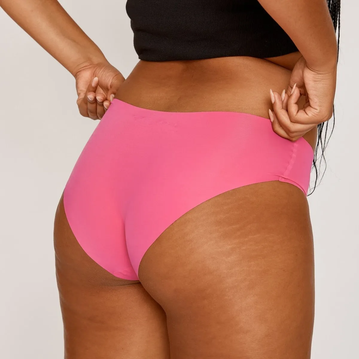 Mid-Rise Bikini Brief - Seamless Ultrasmooth - Confetti sold by Peach Underwear product image thumbnail 3
