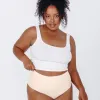High-Rise Cheeky - Seamless Cotton - Vanilla sold by Peach Underwear