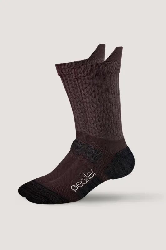 Smooth Comfort Mid Sock - Mahogany sold by Pearler
