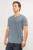 Short Sleeve V Neck - Denim sold by Pearler