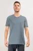 Short Sleeve V Neck - Denim sold by Pearler