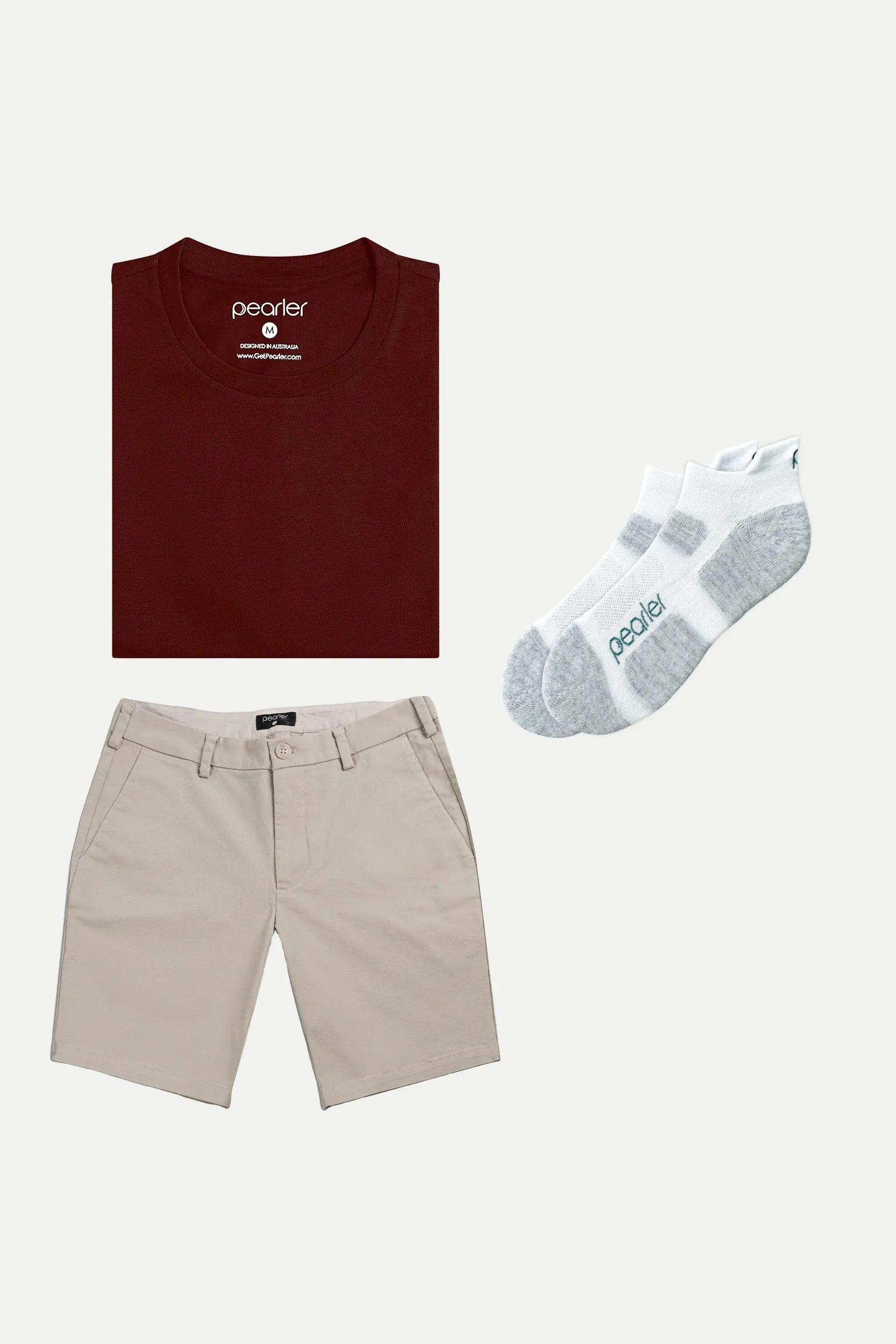 Negroni Crew + Biscuit Chino Shorts sold by Pearler