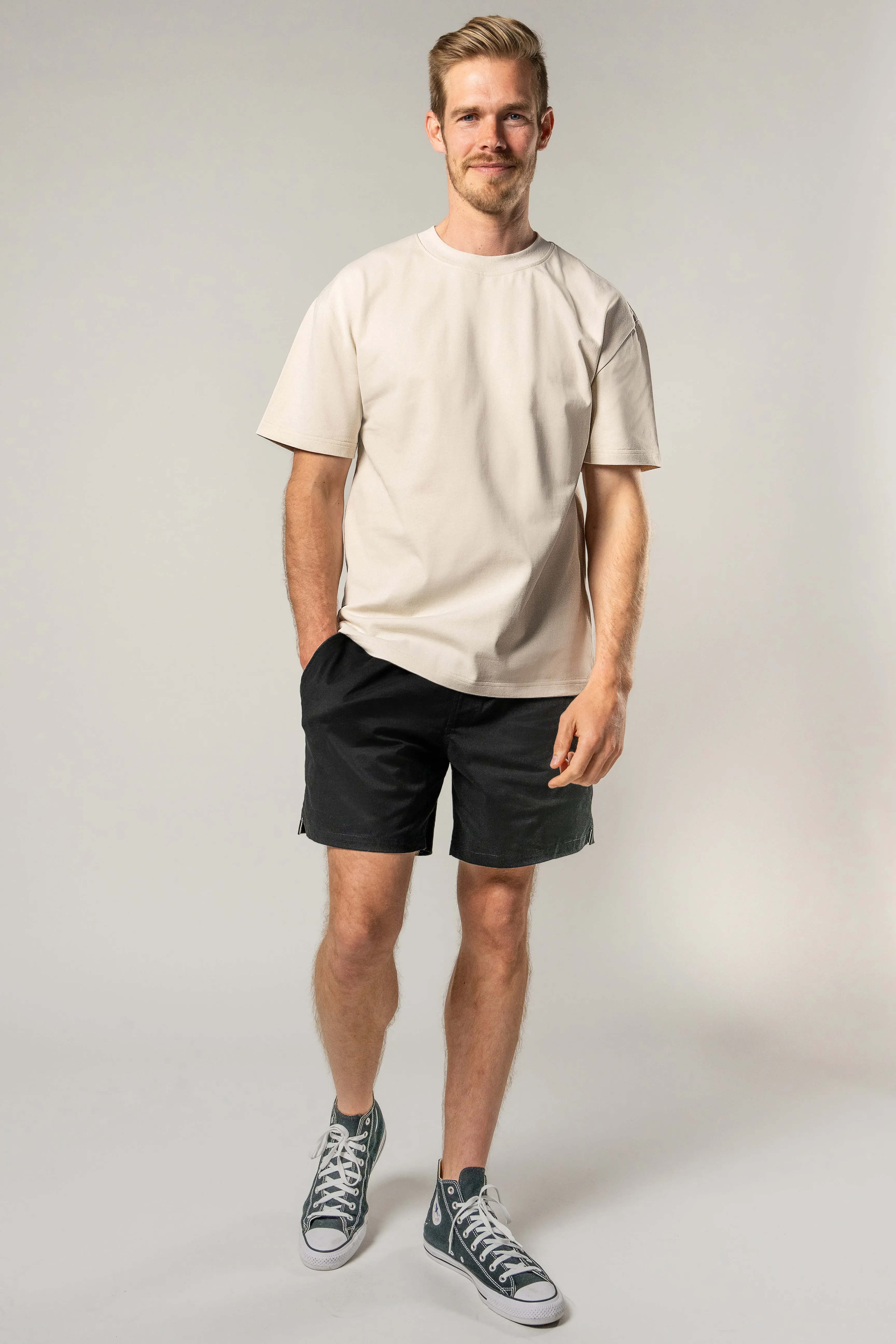 Box Fit Tee - Ivory sold by Pearler