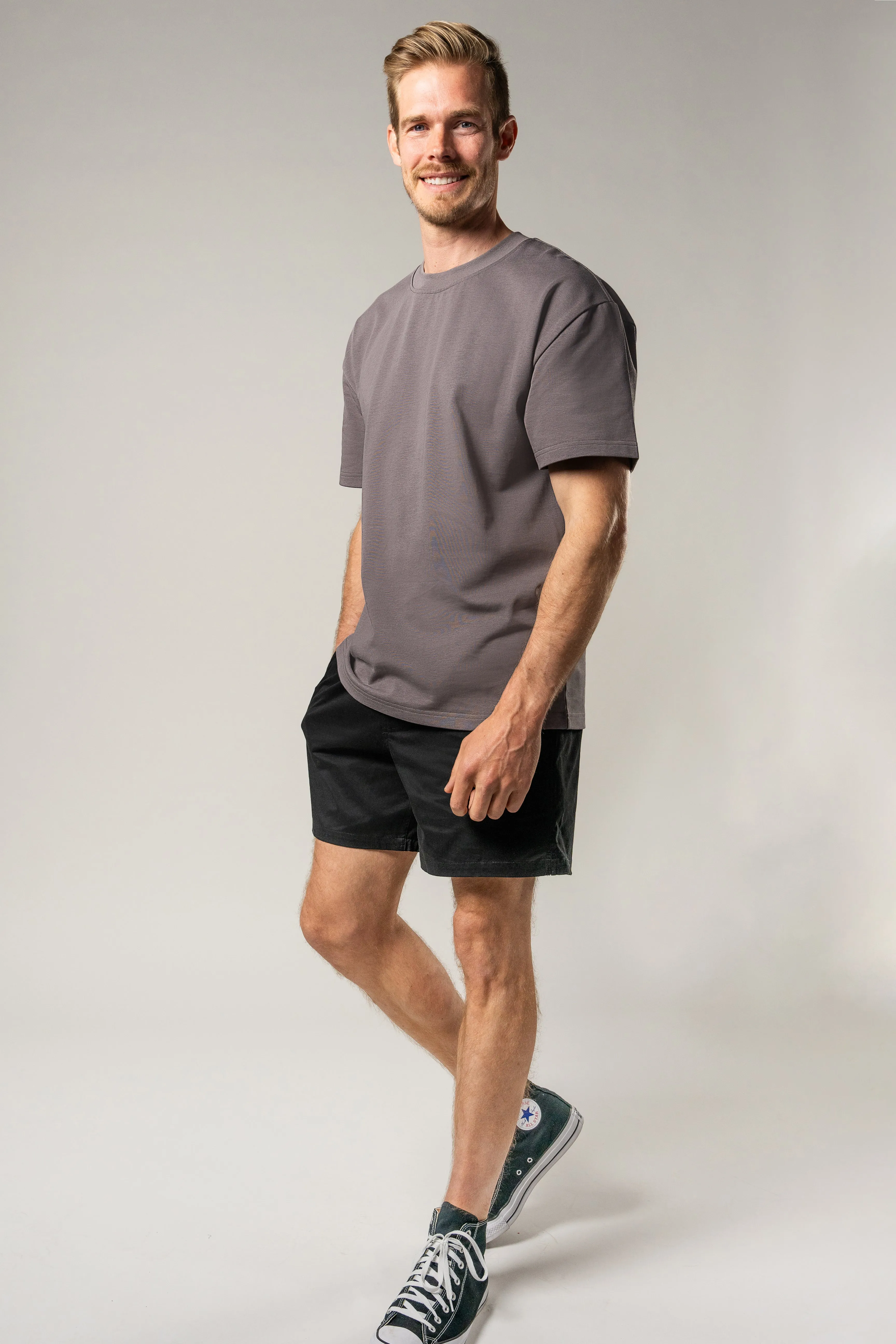 Box Fit Tee - Storm sold by Pearler