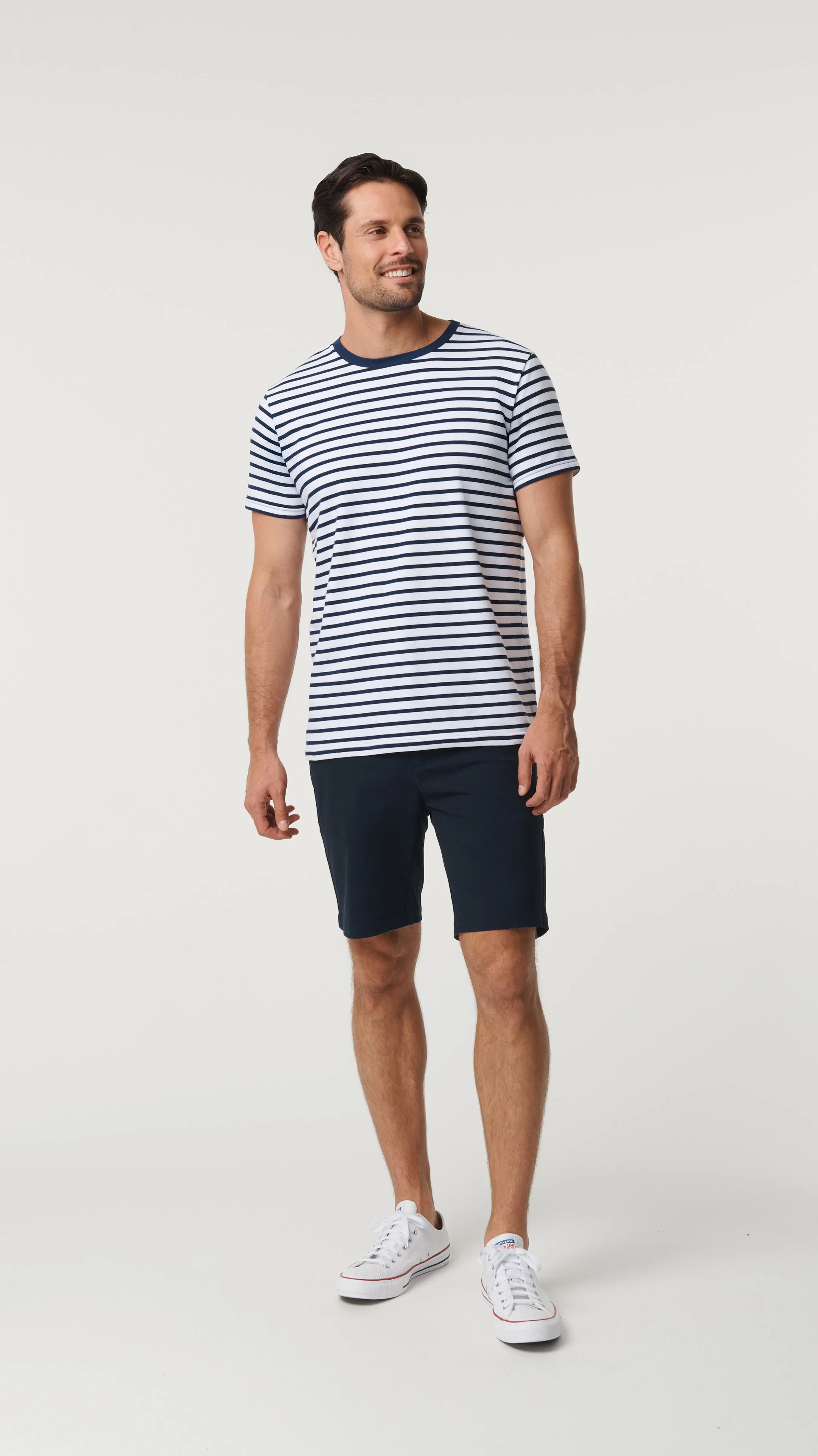 Striped Crew Neck - Sailor sold by Pearler