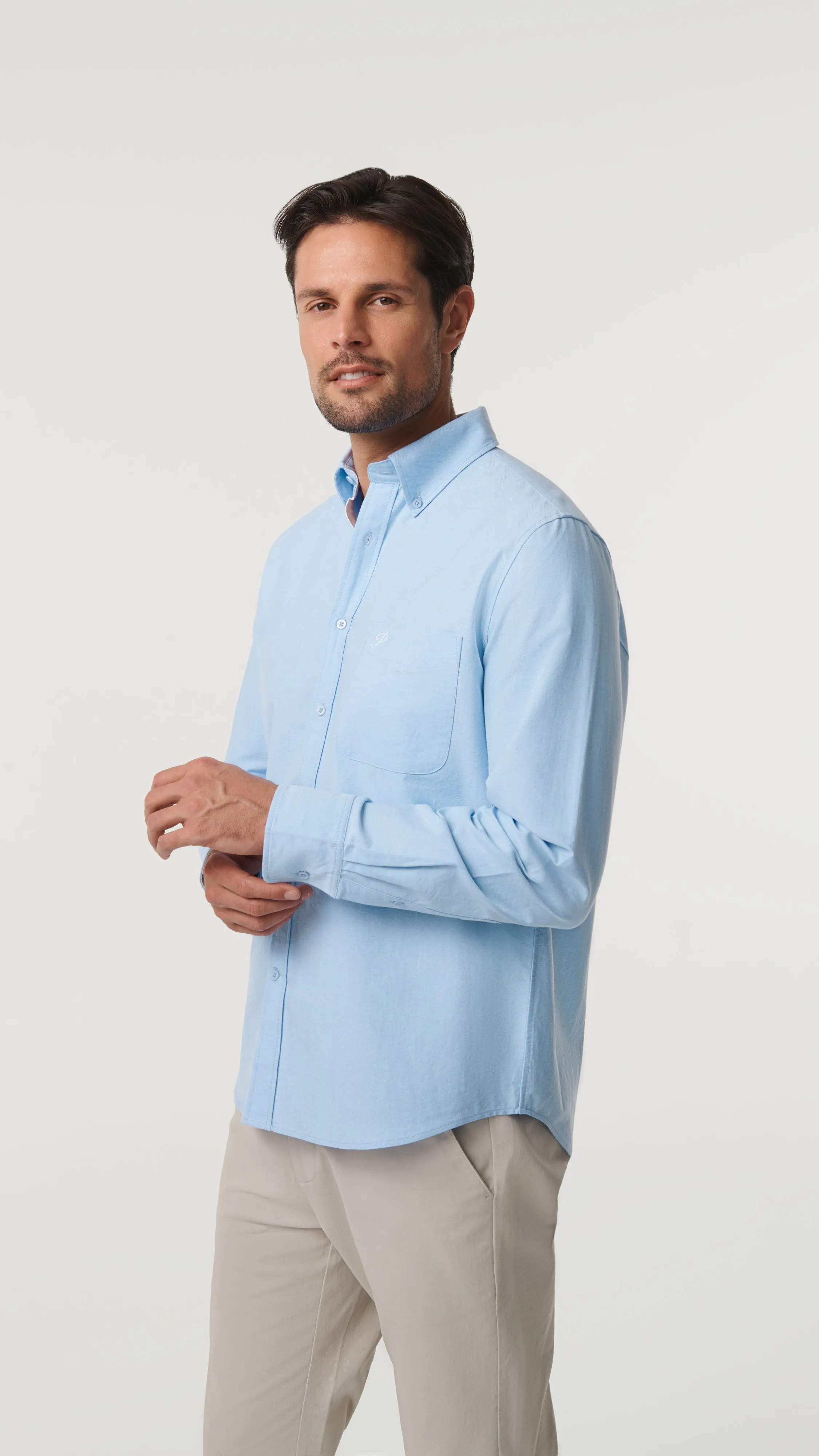 Oxford Cotton Shirt - Sky sold by Pearler product image thumbnail 5