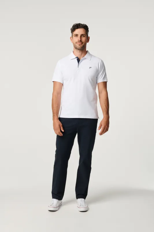 Classic Polo  - Crisp White sold by Pearler