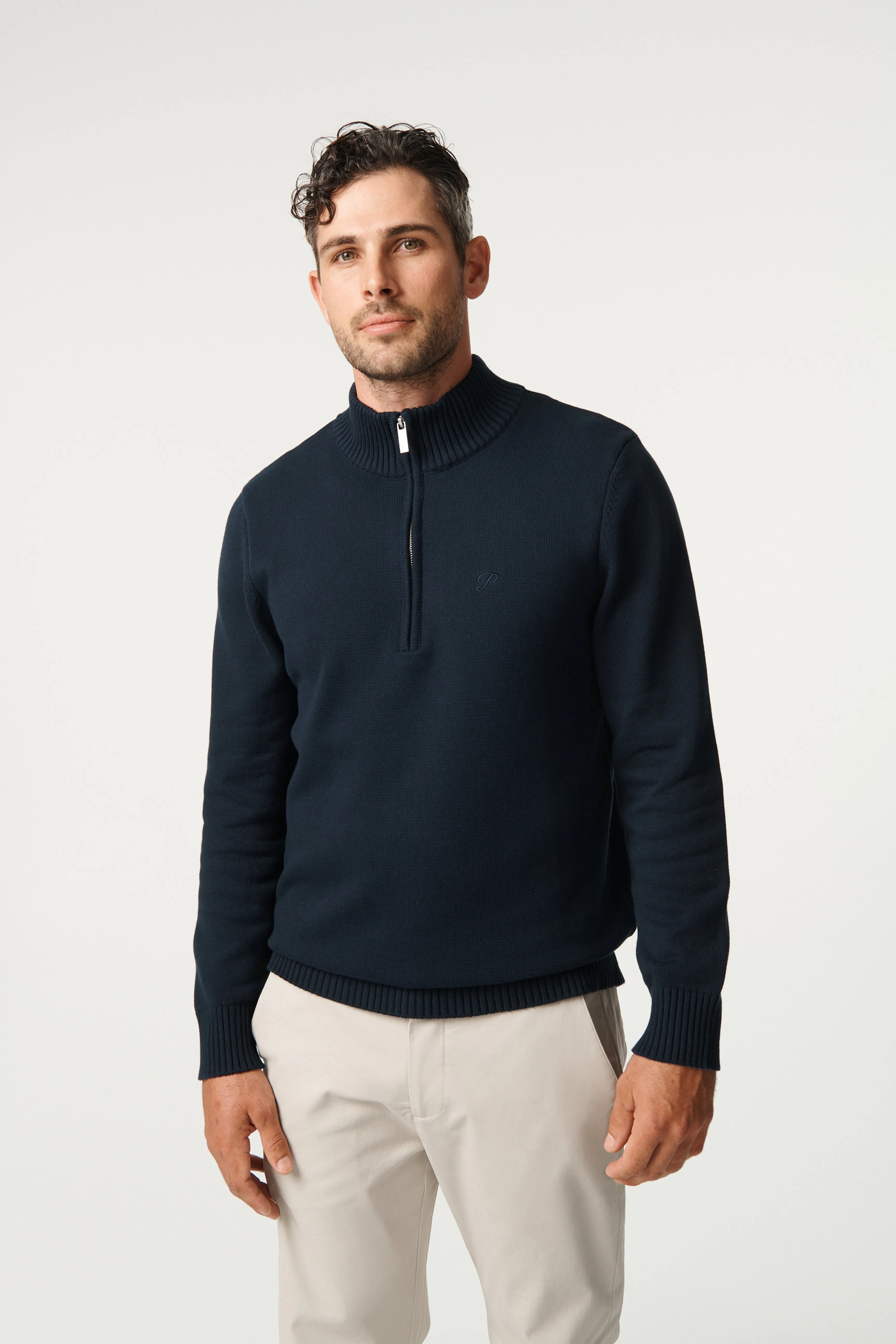 Quarter Knit - Navy sold by Pearler product image thumbnail 4