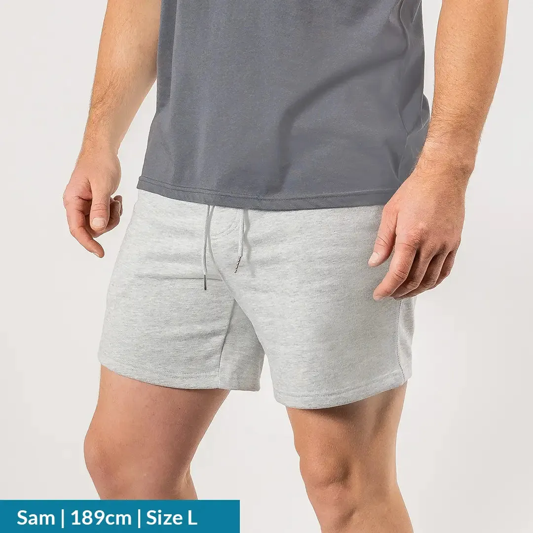 Trackie Shorts | Grey Mist sold by Pearler product image thumbnail 2