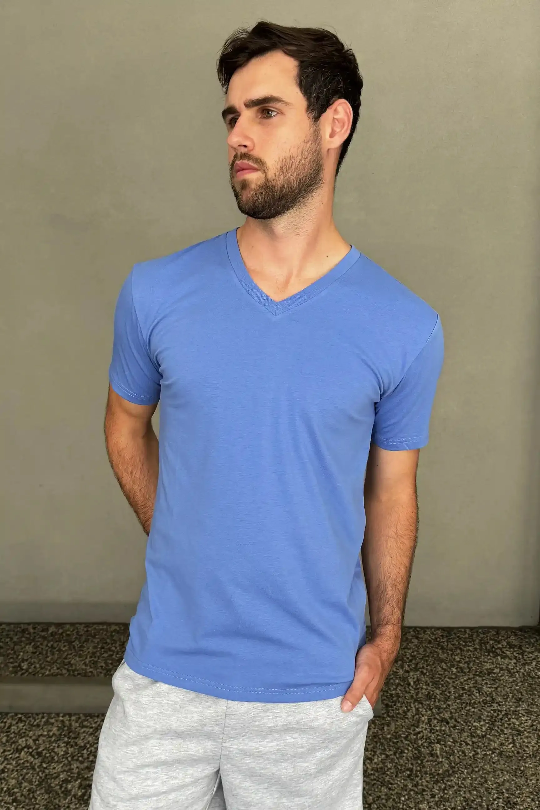 Short Sleeve V Neck - Ocean Tide sold by Pearler product image thumbnail 3
