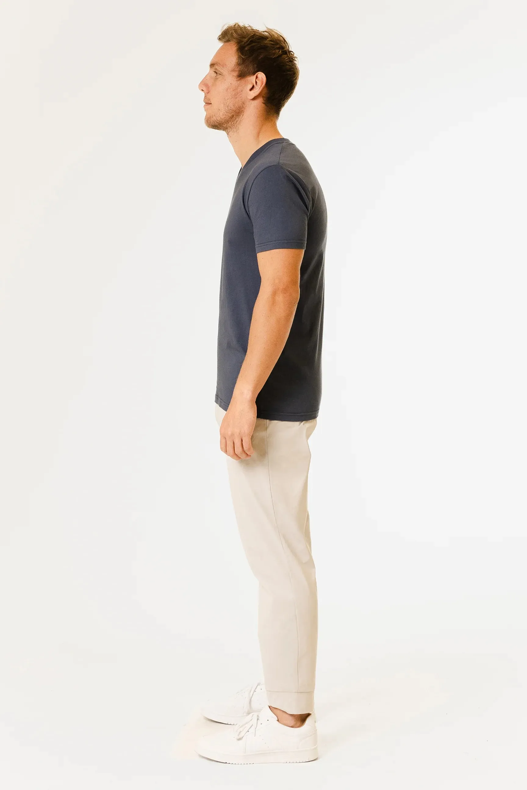 Short Sleeve V Neck - Ocean Stone sold by Pearler product image thumbnail 3