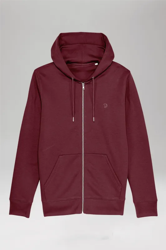 Printed P Zip-Up Hoodie sold by Pitod