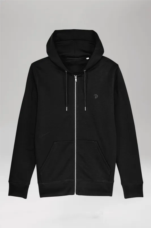 Printed P Zip-Up Hoodie sold by Pitod