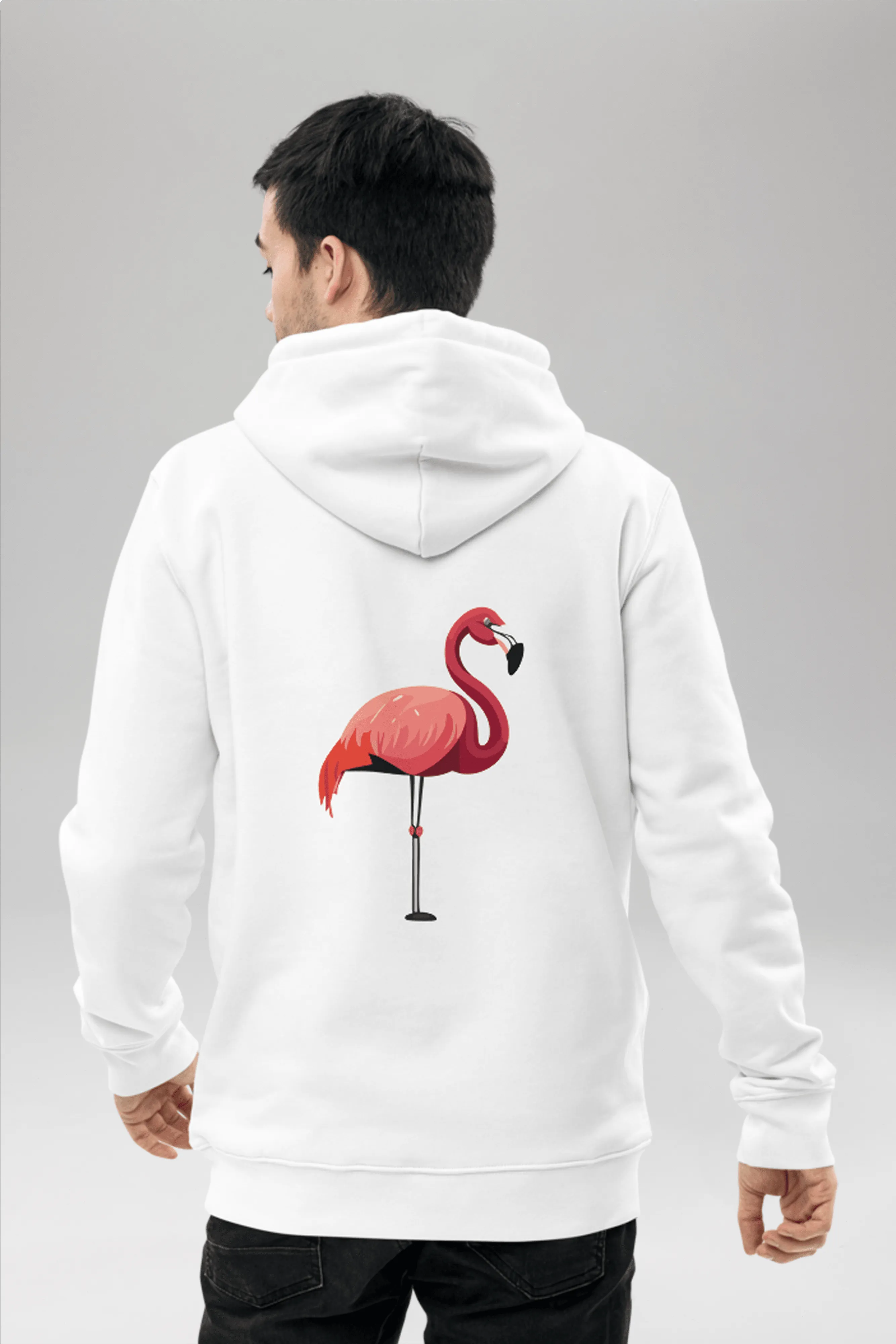 Flamingo Hoodie sold by Pitod product image thumbnail 2