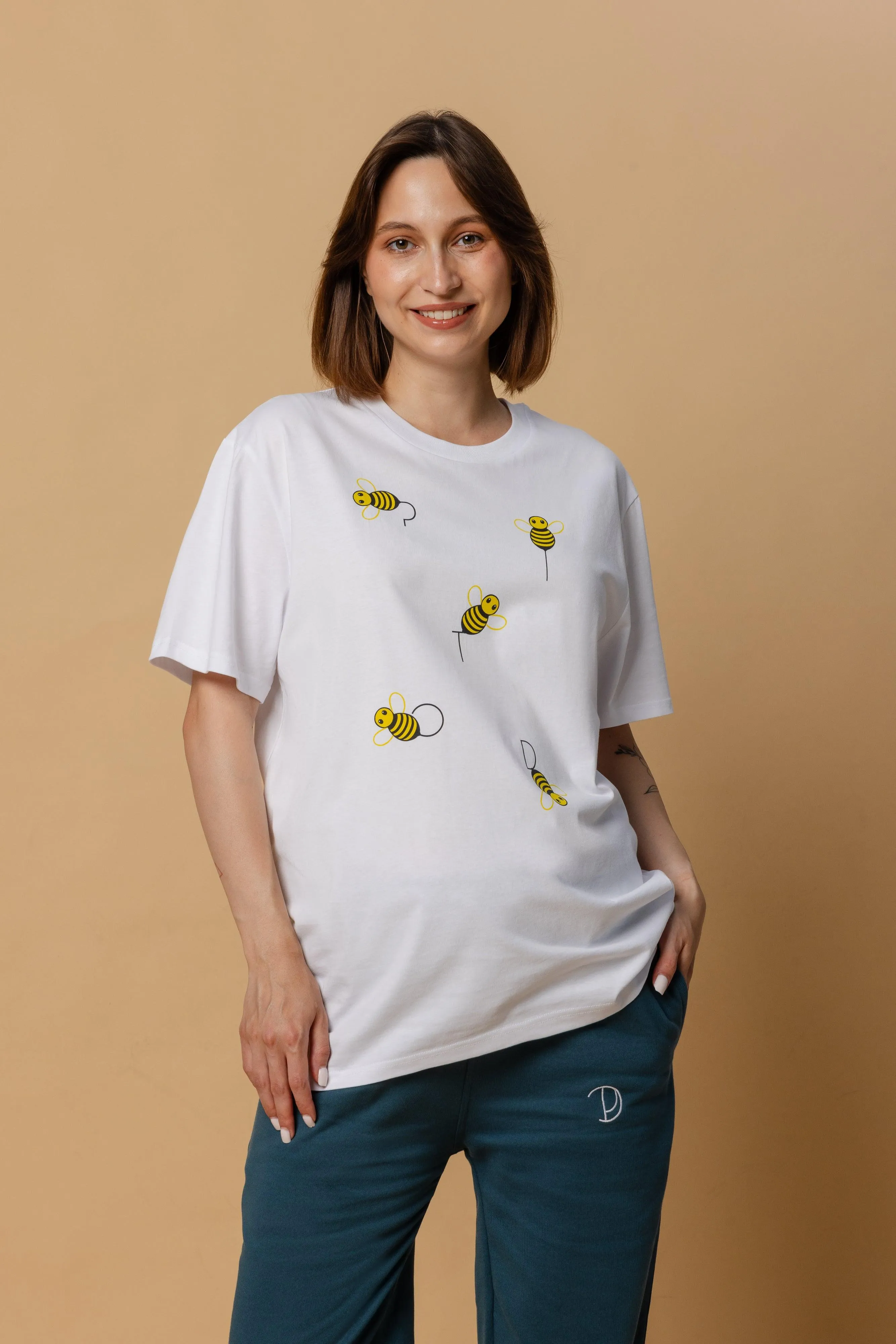 Bees T-Shirt sold by Pitod product image thumbnail 3