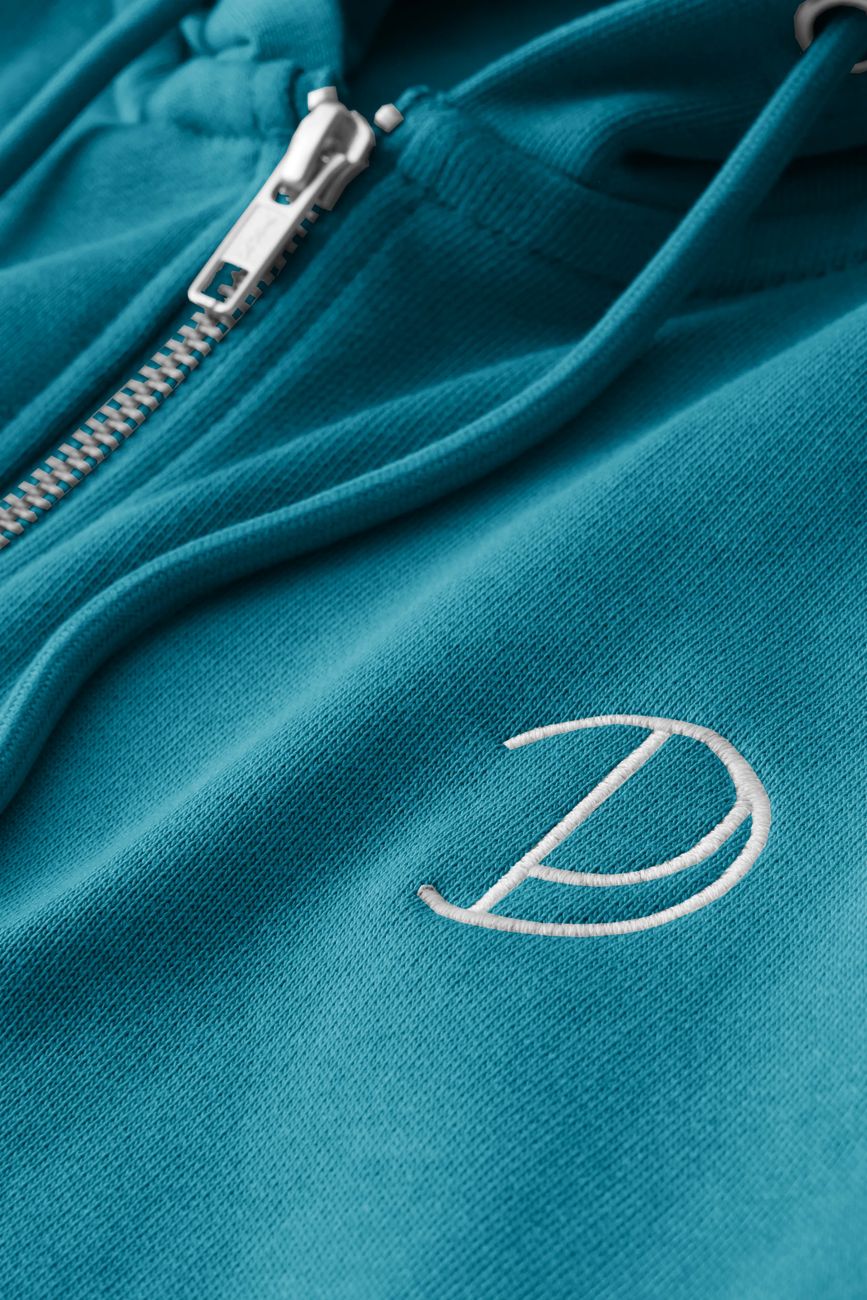 Embroidered P Zip-Up Hoodie sold by Pitod product image thumbnail 3